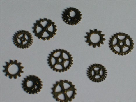 Metalen bronze gear set 1 - 1