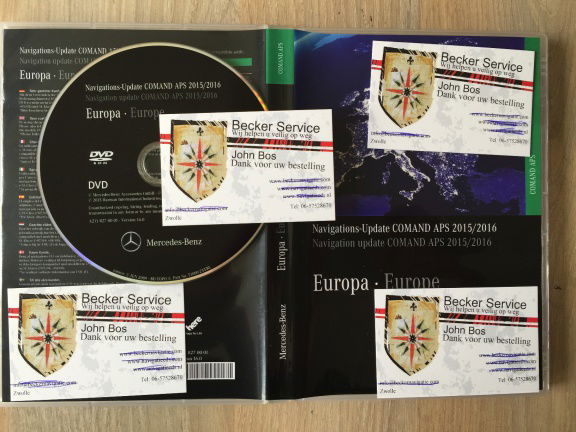 nieuwe Navigatie dvd Mercedes Comand Aps NTG1 V.16 voor 2016 - nr. 1