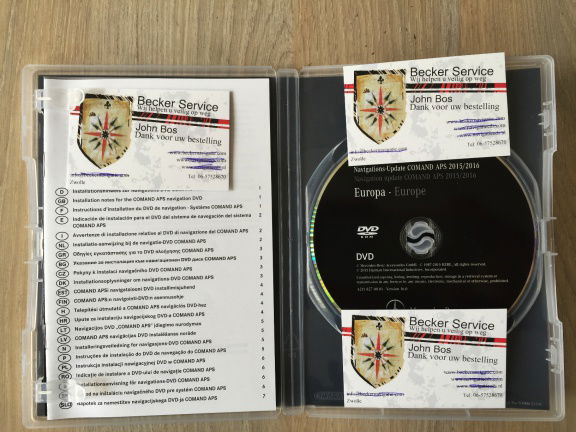 nieuwe Navigatie dvd Mercedes Comand Aps NTG1 V.16 voor 2016 - Afbeelding 3