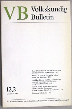 Volkskundig Bulletin 1986 Tussen Toverij & Heksenprocessen - 1