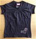 T-shirt zwart mt 128 - 1 - Thumbnail