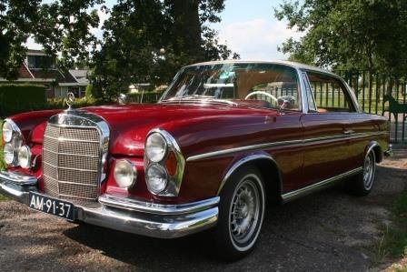 fraaie trouw auto huren: Mercedes 220seb coupe 1962 particulier - 1