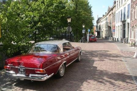 fraaie trouw auto huren: Mercedes 220seb coupe 1962 particulier - 3