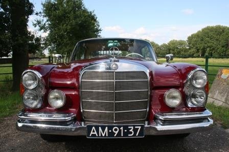 fraaie trouw auto huren: Mercedes 220seb coupe 1962 particulier - 7