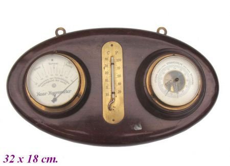 Barometer / Hygrometer = opknapper 16605 - 0