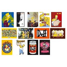 The Simpsons 13 verschillende kaarten bij Stichting Superwens!
