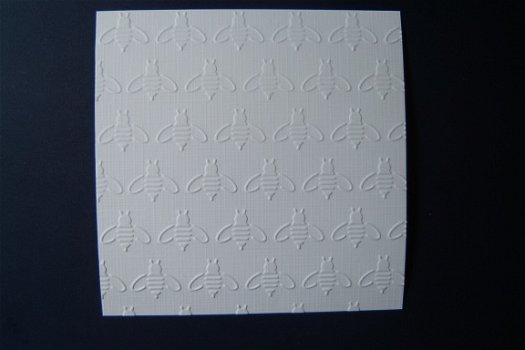 v11. Embossing opleg kaartje VLIEGEN - 1