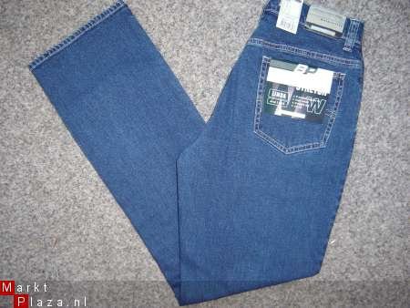 Brams Paris DAMES Basic Stretch Jeans waist 34 lengte 32 - 1