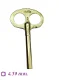 === Tafelklok sleutel = 4.50 mm. = oud === 26732 - 1 - Thumbnail