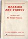 Marxism and Poetry 1954 Thomson New Delhi People's Publ. Hse - 1 - Thumbnail