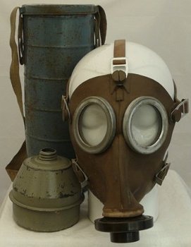 Gasmasker, België / Belgisch, type: L.702, Civiel, maat: 2, 1939.(Nr.3) - 0