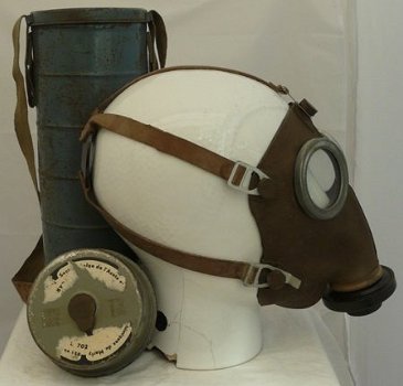 Gasmasker, België / Belgisch, type: L.702, Civiel, maat: 2, 1939.(Nr.3) - 2