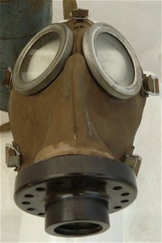 Gasmasker, België / Belgisch, type: L.702, Civiel, maat: 2, 1939.(Nr.3) - 6