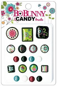 SALE NIEUW Brads embelishments 19 pcs I Candy van Bo Bunny - 1