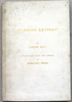 Flemish Letters [c.1912] Gaston Riou - 1