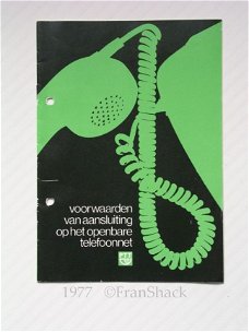 [1977] Aansluitvoorwaarden telefoonnet, PTT