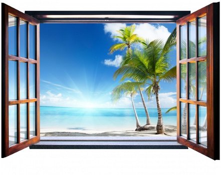 Strand behang fotobehang strand XL *Muurdeco4kids - 7