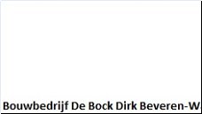 Bouwbedrijf De Bock Dirk Beveren-Waas