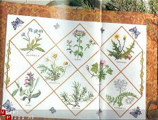 borduurpatroon 3371 schilderij medicinale planten