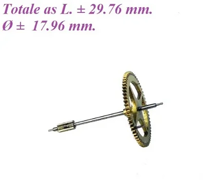 === Derde rad = Franse pendule = oud === 27173 - 1