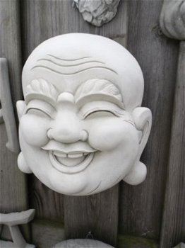 Tuinbeelden ,Boeddha met Koi - 4