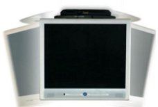 P2000/12731-35A3 LCD plafondbeugel met slede voor camper