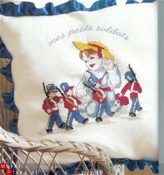 borduurpatroon 3384 mes petits soldats - 1