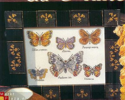 borduurpatroon 3388 vlinderschilderijtje - 1