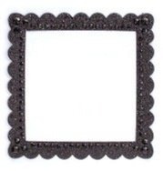 SALE NIEUW Glitter Gem Frame Black Square van Making Memories - 1