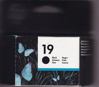 HP 19 black inkt cartridge - 1
