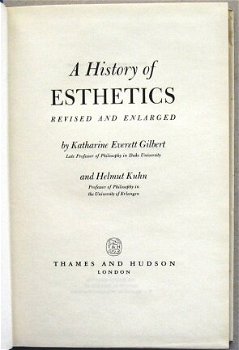 History of Esthetics HC Gilbert & Kuhn - Esthetiek in kunst - 2