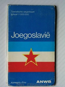 [1975] Joegoslavië, (ANWB) Wegenkaart, Kümmerly&Frey