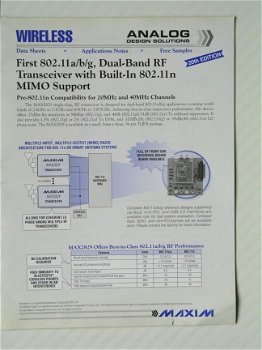 [2005] Wireless, Analog Design Solutions, Maxim - 1