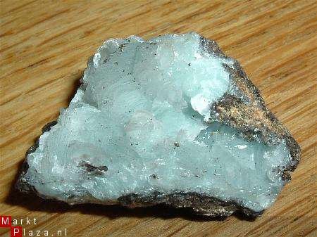 #14 Hemimorfiet Geode Hemimorphite Geode Kiezelzinkerts - 1