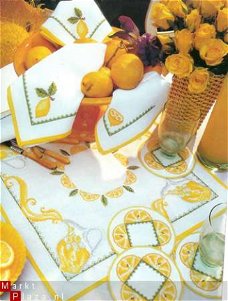 borduurpatroon 3400 kleedje met citroen