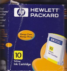 HP 10 yellow inkt cartridge