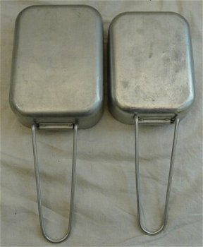 Eetbakken / Mess Tins, Koninklijke Landmacht, jaren'60/'70.(Nr.1) - 1