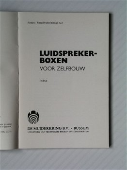 [1981] Luidspekerboxen voor zelfbouw, Fram/kort, De Muiderkring - 2