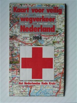 [1984] Wegenkaart Nederland, Rode Kruis, Kümmerly&Frey - 1