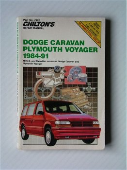 [1991] Dodge Caravan Plymouth Voyager Repair Manual 1984-91, Chilton Book - 1