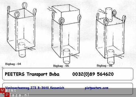 Bigbags eenmaal gebruikt va 2,50 - 1