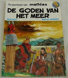 Strip Boek, Mathias, De Goden Van Het Meer, Nummer 3, Arboris, 1989.