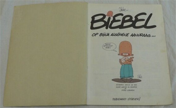 Strip Boek, BIEBEL, Op Bijna Algemene Aanvraag, Nummer 4, Standaard Uitgeverij, 1986. - 2