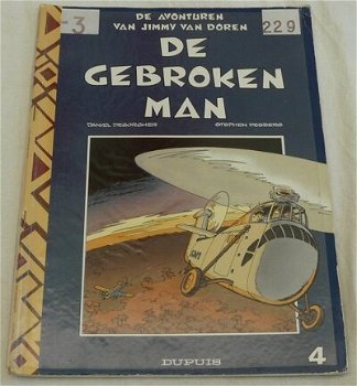 Strip Boek, Jimmy Van Doren, De Gebroken Man, Nummer 4, Dupuis, 1990. - 0