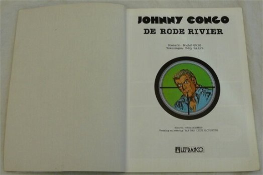 Strip Boek, Johnny Congo, De Rode Rivier, Nummer 11, Lefranco, 1992. - 1