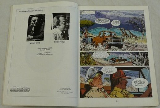 Strip Boek, Johnny Congo, De Rode Rivier, Nummer 11, Lefranco, 1992. - 2