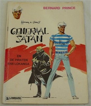 Strip Boek, Bernard Prince, Generaal Satan En De Piraten Van Lokanga, Nummer 1, Dupuis, 1969. - 0