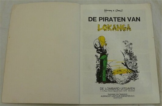 Strip Boek, Bernard Prince, Generaal Satan En De Piraten Van Lokanga, Nummer 1, Dupuis, 1969. - 1