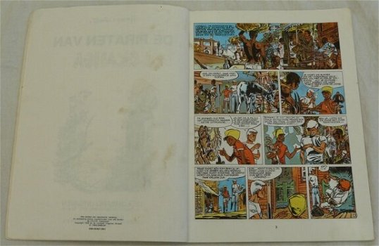 Strip Boek, Bernard Prince, Generaal Satan En De Piraten Van Lokanga, Nummer 1, Dupuis, 1969. - 2