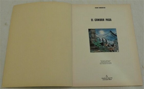 Strip Boek, BESSY, Natuurkommando El Condor Pasa, Nummer 13, Standaard Uitgeverij, 1988. - 1